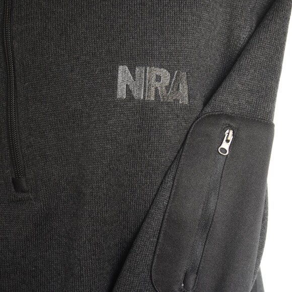 NRA Soft Shell 1/4 Zip Pull Over Jacket Size XL Men' National Rifle Assoc. - Picture 2 of 6